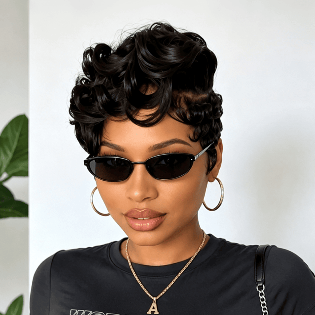 Side Part Wave Style Frontal Wig