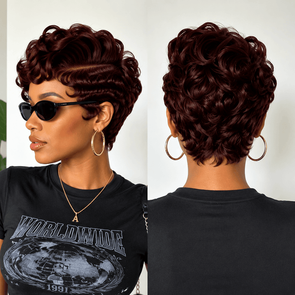 Side Part Wave Style Frontal Wig