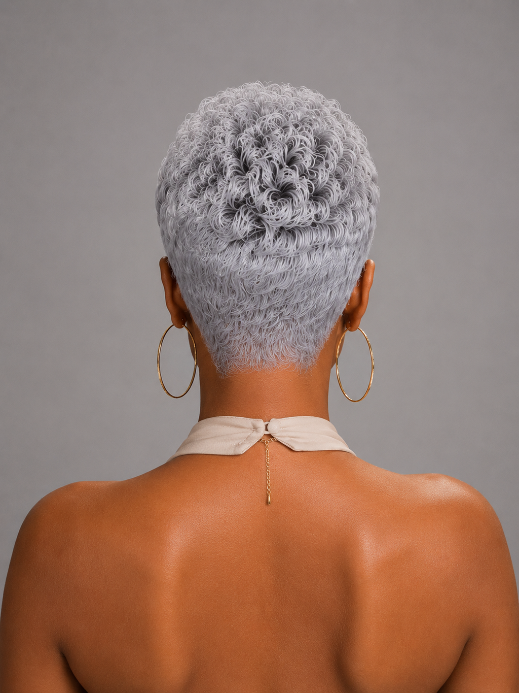 Pixie Wig Lowcut 6 inches Salt
