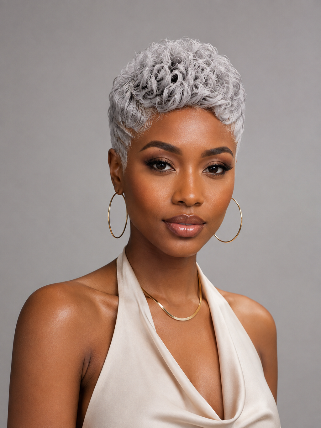 Pixie Wig Lowcut 6 inches Salt