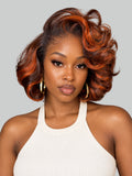 Bob Wig Body wave Orange mix Brown