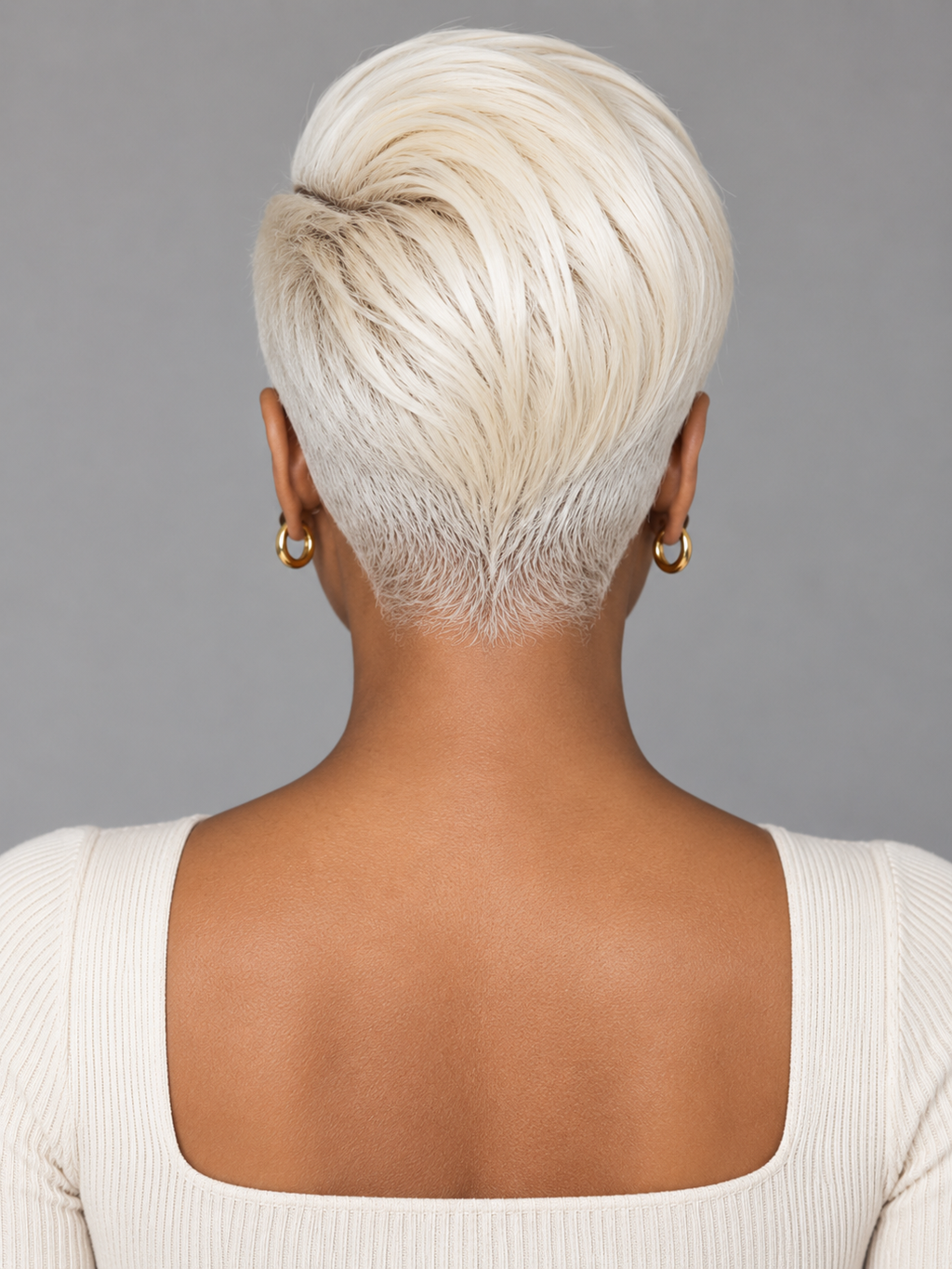 Pixie Straight Wig Multicolor Side Part