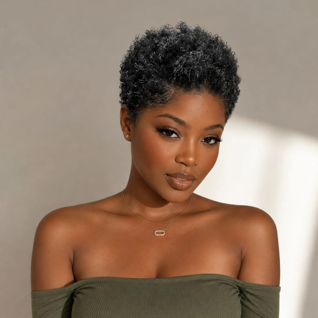 Vibrant Lowcut Elegance Pixie Lace Wig(4 colors)